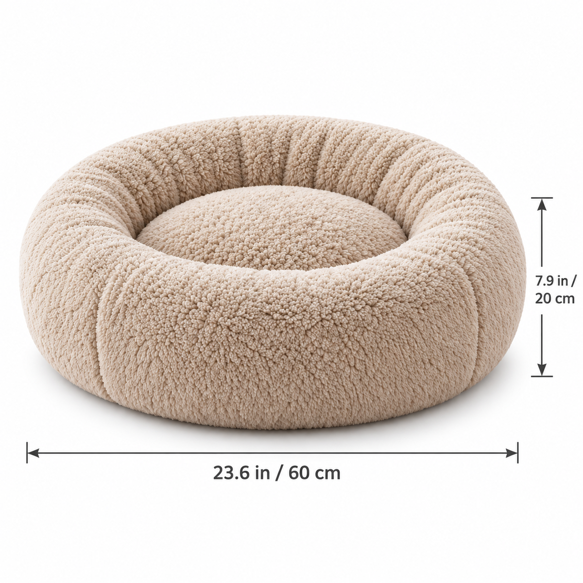 CloudNest Round Pet Bed