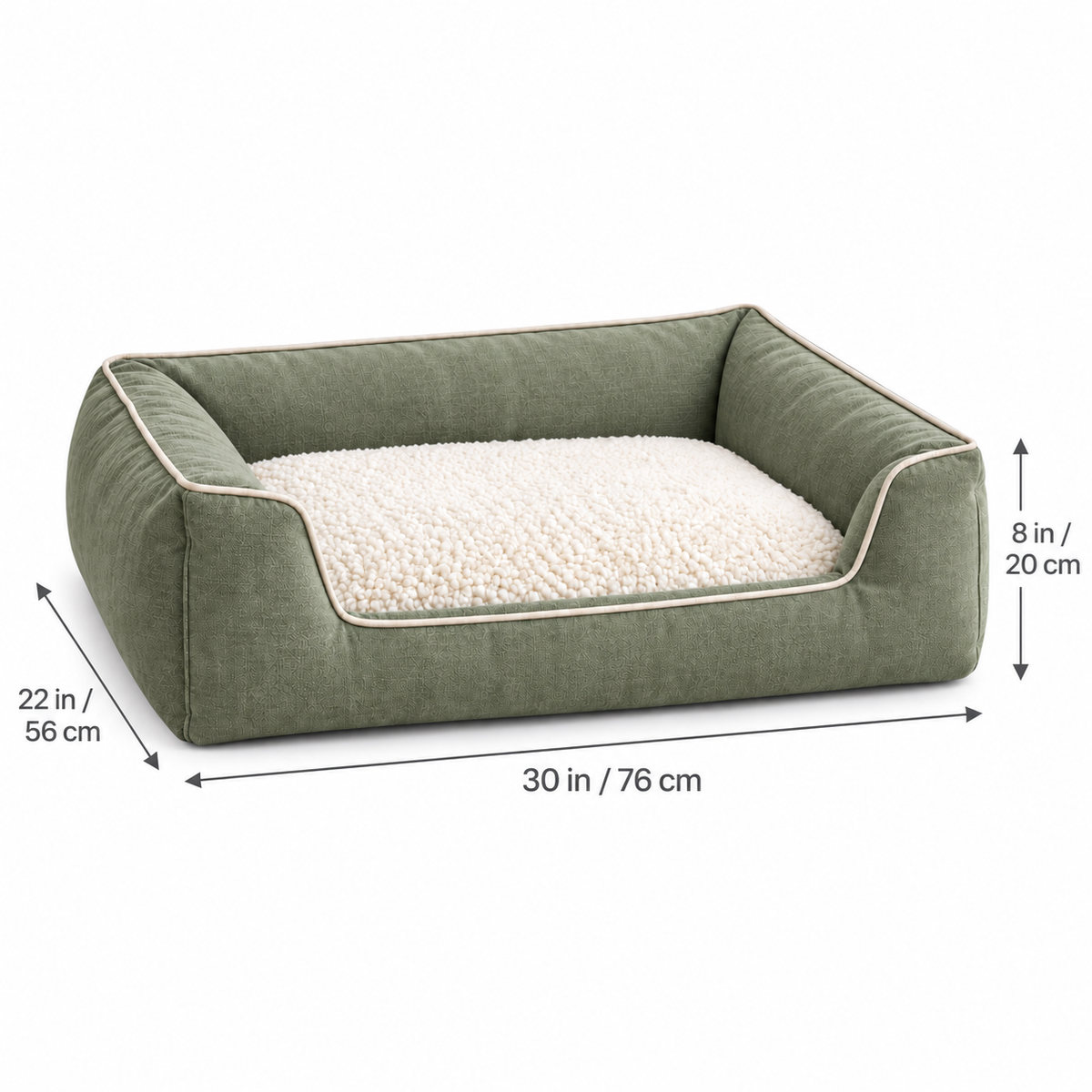 HavenSoft Bolster Pet Bed