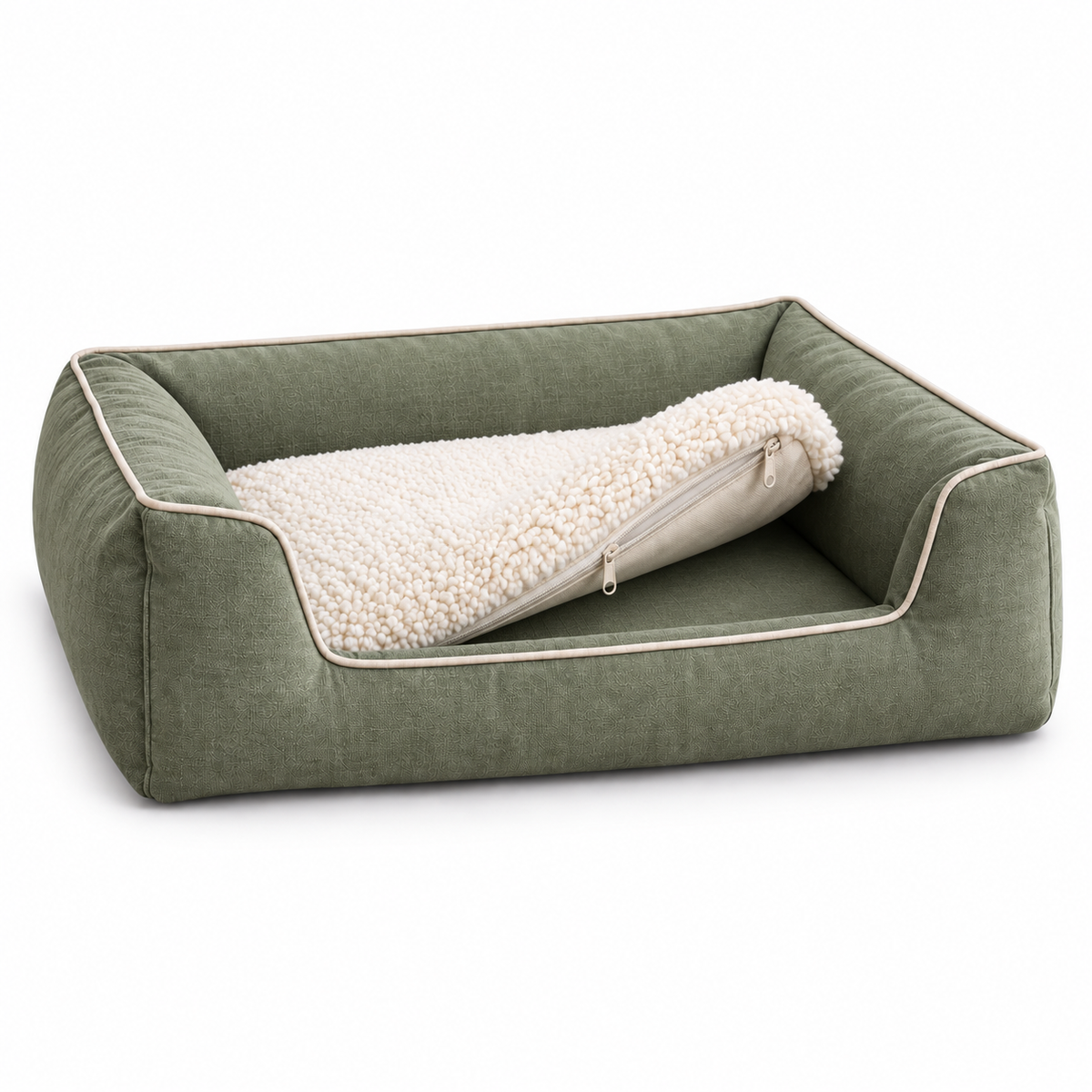 HavenSoft Bolster Pet Bed