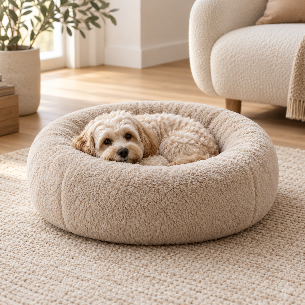 CloudNest Round Pet Bed