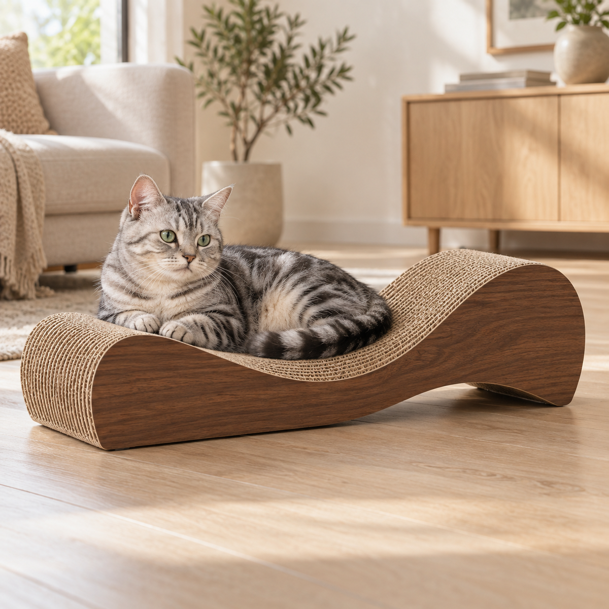 Willow Curve Cat Scratcher