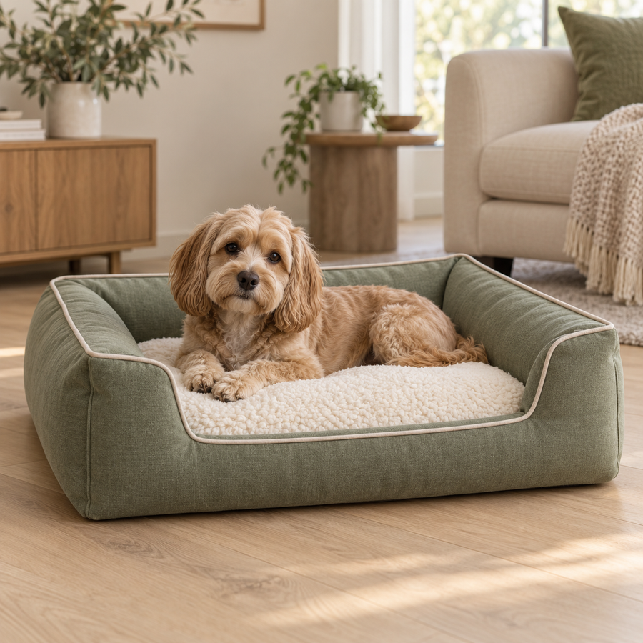 HavenSoft Bolster Pet Bed