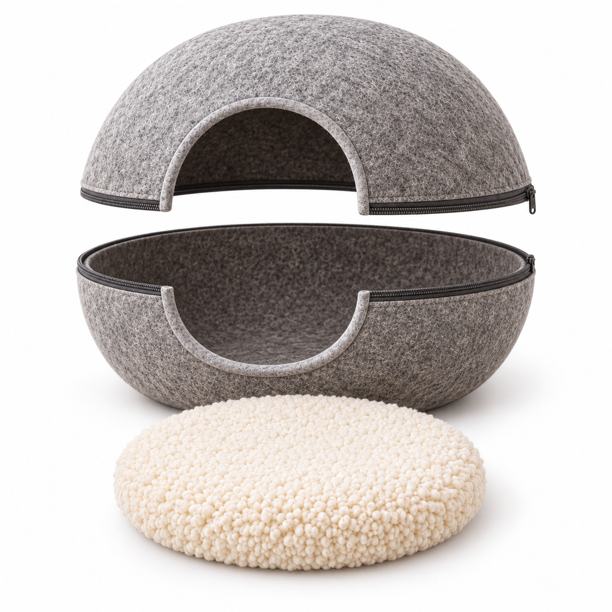 MeadowPod Felt Cat Cave